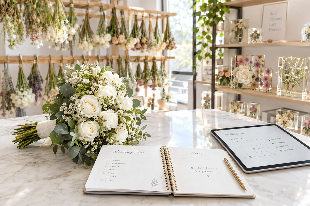 When Should I Book My Wedding Bouquet Preservation?
