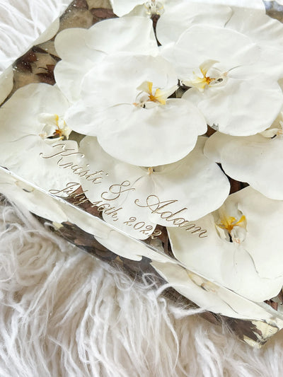 Custom Laser Engraving Add-On | Resin Floral Preservation Keepsakes
