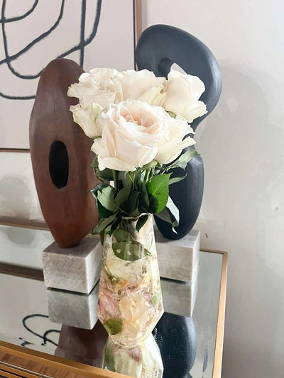 Resin Floral Preservation Vase | Custom Wedding Bouquet Keepsake
